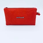 Pochette femme Pinatex paprika